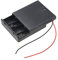 UMTMedia® 1Pc of 4 Slot AA Closed Battery Holder Box PCB Enclosure For Arduino PI