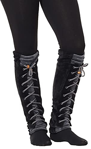 PUREWONDER Damen Stulpen Beinstulpen Samt Beinwärmer Modell Nr. 28