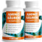 Aminosäuren Komplex hochdosiert - 480 Tabletten - 6.000 mg Aminosäuren pro Tag - 9 essentielle Aminosäuren + 3 Co-Faktoren: Taurin, Carnitin & Glycin - laborgeprüft mit Zertifikat - 100% vegan