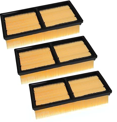 vhbw 3x Flachfaltenfilter Ersatz für Kärcher 6.907-276.0 für Industriestaubsauger, Staubsauger - Filterelement