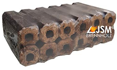 JSM-Brennholz Eichenholzbriketts Pini&Kay - 1 Brikett: 30 cm x 5 cm - 12 Briketts je Paket - 20 Kg oder 30 Kg (20 KG)