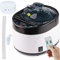 iDOTODO Vapore portatile per sauna domestica, grande capacità, 4 l, generatore di vapore con protezione per spa domestica, riscaldatore per sauna, pentola in acciaio inox con timer e display
