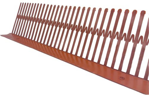 10 Closoirs – Pare moineau – Polypropylène 10x100 cm rouge