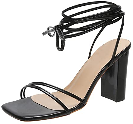 Highheels Damenschuh High Heels Sandaletten Frauen Abend Party Schuhe Elegant Hochzeit Hackenschuhe Sexy High Heels High Heels Mit Blockabsatz Elegant Hohe -Absatz Sommerschuhe Damenschuhe