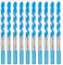 toolant Juego de 10 brocas de mampostería de 8 mm, brocas de hormigón a prueba de golpes con punta de carburo de tungsteno YG8X, adecuadas para hormigón, vidrio, ladrillo, cerámica y cemento