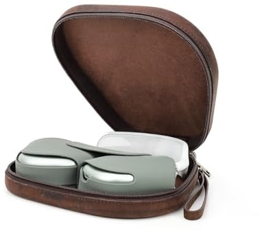 CONTACT'S FAMILY Custodia per AirPods Max, Airpods Max Accessori, Custodia Airpod Max in pelle, Custodia in pelle per auricolari da uomo compatibile con AirPod Max