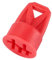 Petellow Protective Cover for Bosch 750Wh/725Wh/545Wh Ebike Batteries - TPE, Red, Transport Protection Pin Cover