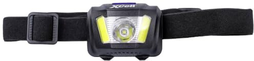 XCell Stirnleuchte H280, inkl. 3 x AAA/max. 280 Lumen (L x B x H 58 x 43 x 35 mm, Gewicht 60 g, 3 Stunden Leuchtdauer, 80 – 280 Lumen, inkl. 3 x AAA) 149276