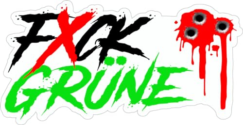 FCK Grüne Blutsauger Aufkleber Statement Sticker Widerstand 2024 Landwirt Streik Sticker Stop Ampelregierung Volksbegehren