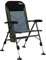 Outsunny Portable Fishing Chair, Lightweight Camping Chair with Reclining Backrest, Adjustable Legs and Mud Feet, 180kg Heavy Duty Folding Chair, Dark Green
