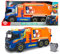 Dickie 203749037 - Camion de Recyclage Urbain Volvo FMX géant 56 cm, lumière, Son, élévation Manuelle de la Poubelle, pièces Mobiles, Rangement, remorque avec Couvercle, hayon Rabattable. +3 Ans