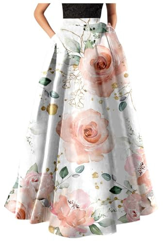 Falda Con Pliegues Para Niñas - Floral, Tubo, Lentejuelas, Minifalda Vaquera, Otoño, Color Caqui, Pareo Negra, Fucsia Larga