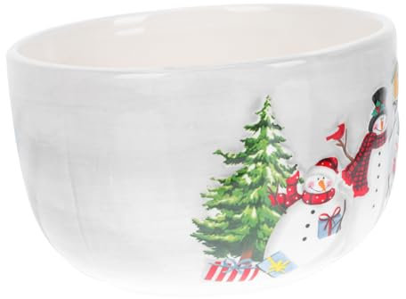 Garneck Keramik Schneemannbecher Weihnachtsgeschirr Kreative Xmas Tasse Festliche Tischdeko Für Kaffee Tee Milch Becher Weihnachtstischgestaltung