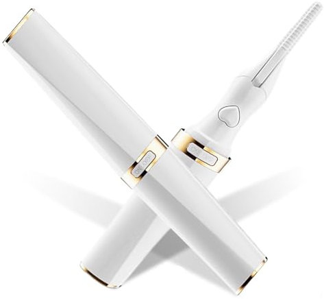 Beheizbare Wimpernzange,Heated EyeLash Curler,Elektrische Wimpernzange mit 3 Temperaturstufen,USB-Wimpernzange,Heated Eyelash Curler 24h Lasting,30 Sekunden schnelles Aufheizen Silikon Wimpernkamm