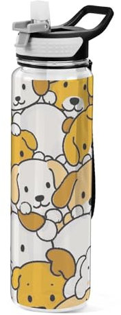 EtherSpher Bouteille d'eau transparente pour voyage, voyage, maison, bureau