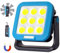 Masmejor Projecteur LED Rechargeable 40W, Projecteur LED Chantier 2000LM Lampe de Chantier avec 7 modes d'éclairage, 5400mAh Lampe de Travail Rechargeable Idéal pour Camping, Travail, Pêche