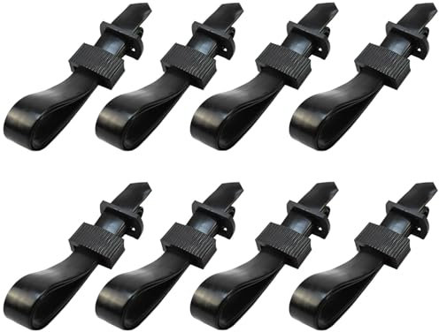 YIAJIA 8Pcs Rubber Tree Ties 30 x1.3cm Adjustable Tree Straps for Staking, Tree Support Straps for Shrub, Garden Tree, Heavy Duty Tree Stake Straps for Straightening