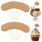 100PCS Food Labels for Buffet, Food Tags for Charcuterie Cheese Markers Blank Toothpick Flags Cupcake Toppers for Wedding Birthday Party Decorations