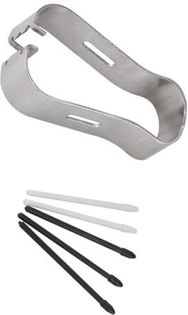 Terreno di Ricarica Matita Stilus Set di Strumenti, Che È Compatibile per Note 8/9 Tab /4 per la Registrazione, Elaborazione - Suggerimenti per Matite 5 in, nero