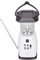 Hand Crank Emergency Radio with LED Light, Solar and USB Rechargeable Weather Alert Radio with 1200mAh Power Bank and AM FM Tuner for Camping, Hiking, or Storms