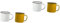 GLEAVI 2 Series Vaso De Antiguo Tazas De Hierro Retro Vasos Multiusos Para Beber Tazas De Té De Hierro Taza De Café De La Vendimia Vasos Para Beber Taza De Té Planchar 2 Piezas*2