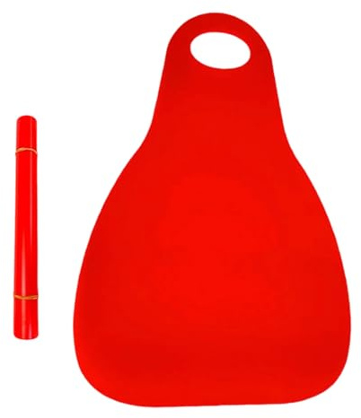 Generisch Universeller Winterteppich als Flexibler Schlitten für Outdoor-Spaß mit Kindern Erwachsenen im Schnee (Red, One Size)