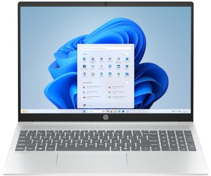 HP OmniBook 5, Notebook, Copilot+ PC, 16, 2K IPS | AMD Ryzen AI 5 330, 16 GB RAM, 512 GB SSD, Windows 11, 16-ag1000slx, Glacier Silver, Multitasking, QWERTY Italiano