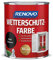 Renovo Wetterschutzfarbe 9900 schwarz 750 ml