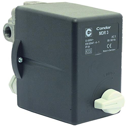 ELMAG CONDOR MDR 3 EA/11 bar, 400 Volt (6,3-10 A), Grigio, Nero