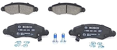 Bosch BP299 - Brake Pads Car Front Axle - 1 Set of 4 Pads | Bosch Quality - Reduced Noise and Dust - ECE-R90 Certified - Copper-Free