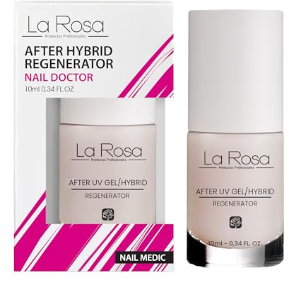 LaRosa Nail REGENERATOR AFTER Tips Hybrids UV Gel Soak Off Gel Nail Repair Treatment SERUM for nail REGENERATION after the removal of artificial nails,10 ml