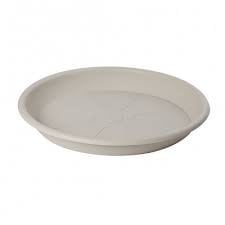 SOTTOVASO PLASTICA DIAM. 45 CM COLORE BIANCO PIETRA
