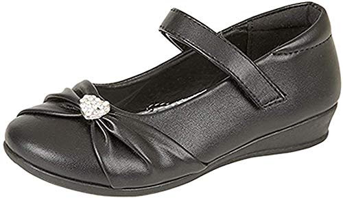 US Brass Mädchen Paige II Shoes Matt Schwarz 13 UK / 32 EU