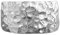 NicoWerk Ring Silber 925 Damen - Breiter, gehämmerter und verstellbarer Silberring Damen 925 Silber, schlicht und gewölbt, Schmuck für Frauen - 191