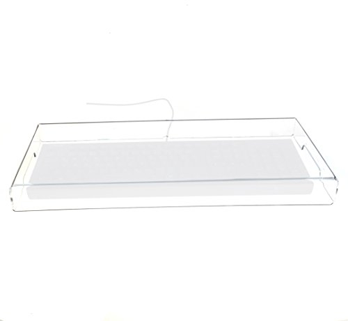 Acrylglas-Abdeckung für mittelgroße Tastaturen... Tastatur-Cover. Tastatur-abdeckhaube Tastatur-erweiterung von HOKU