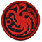 Wardah Limited Targaryen Dragon - Game of Thrones Embroidered Badge Patch Sew-on or Iron-on 7.5cm