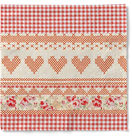Mank Servietten aus Tissue 40 x 40 cm | 1/4 Falz Dinner Serviette | hochwertige Einmal-Serviette | 100 Stück | Mathilda