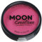 Moon Creations Maquillage professionnel visage et corps | Moules à gâteaux professionnels avec peinture colorée pour maquillage | pour enfants, adultes, festival, Halloween, rose foncé, 36 g