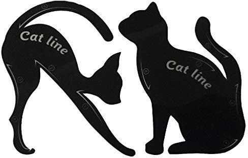 Cat Eyeliner Guides Easy Quick Makeup Tool Eye Liner Stencils Templates Black Stylish and Popular