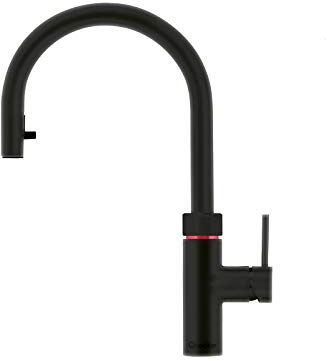 Quooker COMBI 2.2 E & CUBE | Flex schwarz Sprudelwasser- / Kochendwassersystem