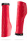 AARON FIT Fahrradgriffe mit Gel Dämpfung | Sportliche Lenkergriffe aus rutschfestem Gummi | Lock-On Lenkergriffe geeigent für E-Bike, Trekkingrad, Mountainbike, Crossbike, Fixie u.v.m. Rot