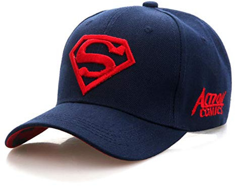 YQHWLKJ Unisex Baseball Cap Anime Superman Outdoor Sonnenhut Blue