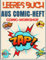 Leeres Buch aus Comic-Heft: Mach deinen eigenen Comic, Manga, Superheld