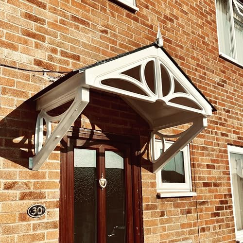 Althorp Door Canopy (Brown) 121cm Width, 97cm Height, 75cm Depth