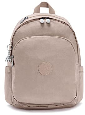 Kipling DELIA Medium Backpack with Front Pocket and Top Handle Mild Rose