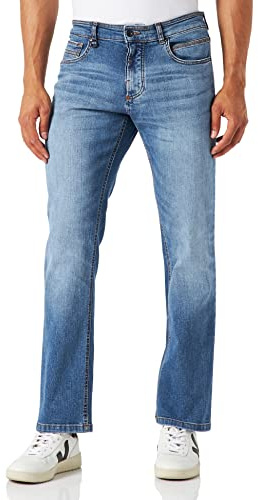 camel active Herren Relaxed Fit fleXXXactive® Jeans Blau, menswear-48/34