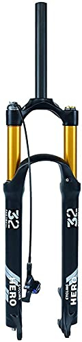 MTB Luftfedergabel, 26 27,5 29 Zoll Radfahren Federung Mountainbike Fahrrad Federgabel vorne, 120 mm Federweg 9 mmQR B,26