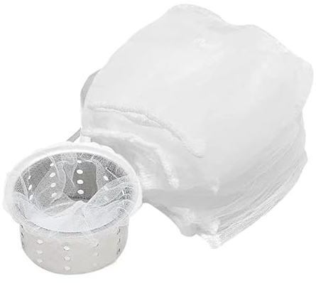 100PCS Sink Filter Strainer, Anti-Clogging Sink Drainer Mesh, Disposable Sink Filter Bag, Kithen Sink Drain Filter, Elastic Leftovers Garbage Rubbish Net Bag Filter, Kitchen Sink Accessories
