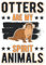 Otter Tagesplaner: Otter Spirit Animal Fischotter Seeotter / Kalender 2023 & 2024 / Wochenplaner Tagesplaner Planer / Planungsbuch To-Do-Liste / 6x9 Zoll / 100 ausfüllbare Seiten