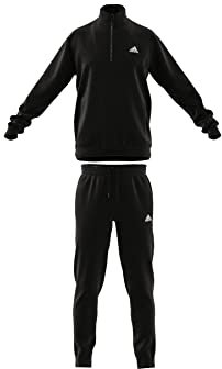 adidas Herren Small Logo Tricot Track Suit, Black/Black, XXL